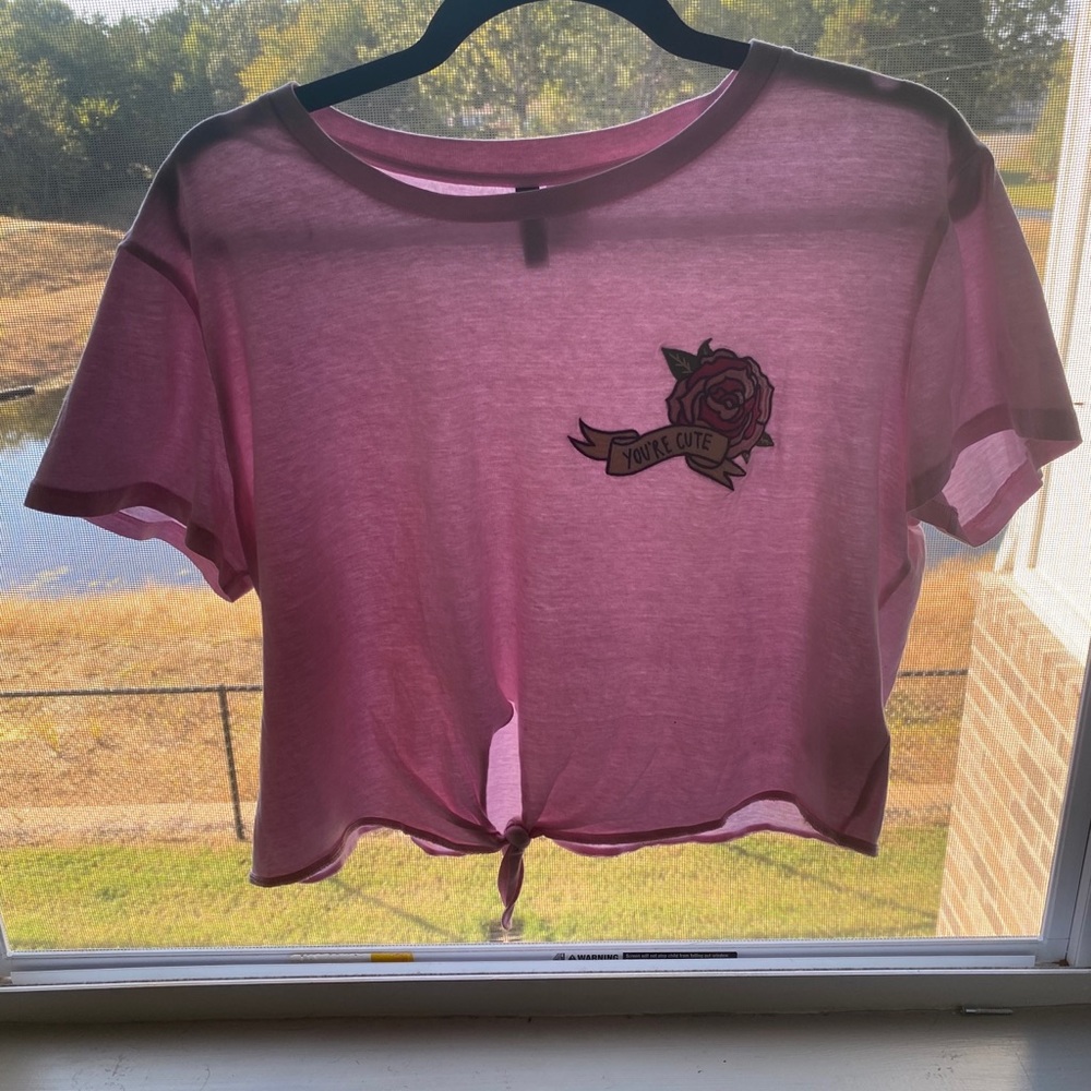 Junior L crop top